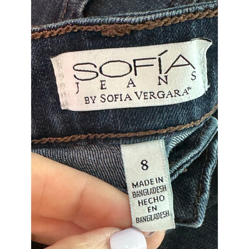 Sofia Melissa Flare Buttoned Jeans Size 8 - image 3